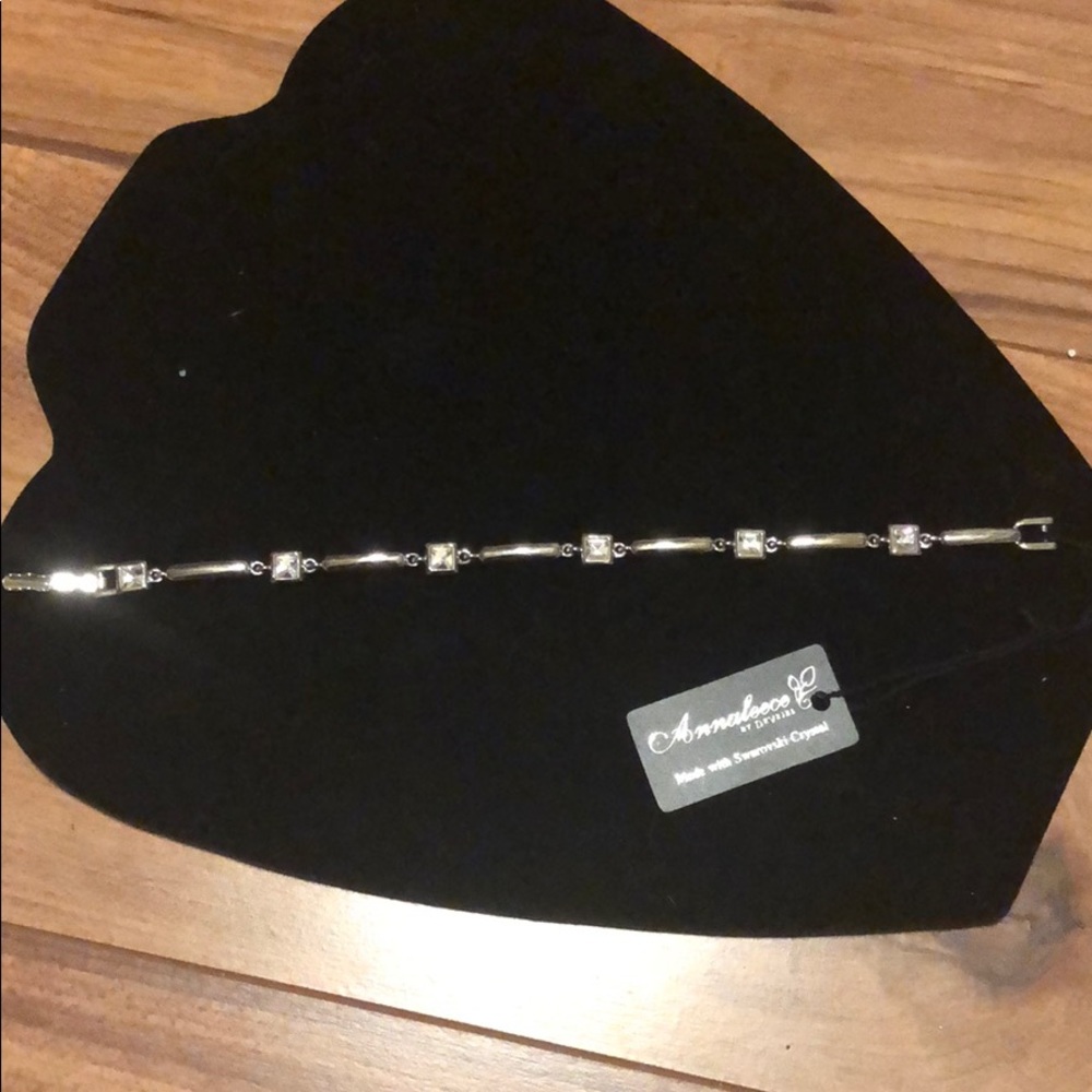 Annaleece - silver bracelet with Swarovski Crystal